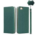 Litchi Genuine Leather Phone Case For iPhone 6 & 6s(Green) - 1