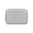 DY03 Portable Digital Accessory Leather Bag(Grey) - 1
