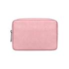 DY03 Portable Digital Accessory Leather Bag(Pink) - 1