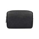 DY03 Portable Digital Accessory Leather Bag(Black) - 1