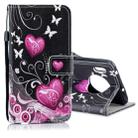 For Huawei Mate 30 Pro Colored Drawing Pattern Horizontal Flip PU Leather Case with Holder & Card Slots & Wallet & Lanyard(Little Heart) - 1