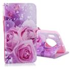 For Huawei Mate 30 Pro Colored Drawing Pattern Horizontal Flip PU Leather Case with Holder & Card Slots & Wallet & Lanyard(Rose) - 1