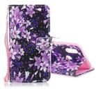 For Galaxy A10s Colored Drawing Pattern Horizontal Flip PU Leather Case with Holder & Card Slots & Wallet & Lanyard(Lily) - 1