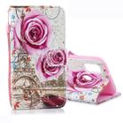 For Galaxy M30s Colored Drawing Pattern Horizontal Flip PU Leather Case with Holder & Card Slots & Wallet & Lanyard(Rose Tower) - 1