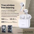 REMAX TWS-10i Enhanced Version Bluetooth 5.0 True Wireless Stereo Music Call Bluetooth Earphone(White) - 4