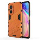 For Honor 50 SE / Huawei nova 9 SE Punk Armor 2 in 1 PC + TPU Shockproof Case with Invisible Holder(Orange) - 1