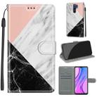 For Xiaomi Redmi 9 Voltage Coloured Drawing Magnetic Clasp Horizontal Flip PU Leather Case with Holder & Card Slots(C07 Pink White Black) - 1