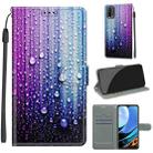 For Xiaomi Redmi 9 Power/Note 9 4G Voltage Coloured Drawing Magnetic Clasp Horizontal Flip PU Leather Case with Holder & Card Slots(C05 Purple Blue Water Drops) - 1