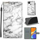 For Xiaomi Redmi 9C Voltage Coloured Drawing Magnetic Clasp Horizontal Flip PU Leather Case with Holder & Card Slots(C01 White Marble) - 1