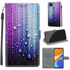 For Xiaomi Redmi 9C Voltage Coloured Drawing Magnetic Clasp Horizontal Flip PU Leather Case with Holder & Card Slots(C05 Purple Blue Water Drops) - 1