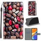 For Xiaomi Redmi 9C Voltage Coloured Drawing Magnetic Clasp Horizontal Flip PU Leather Case with Holder & Card Slots(C06 Red Lip Chocolate) - 1