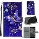 For Xiaomi Redmi Note 4X Voltage Coloured Drawing Magnetic Clasp Horizontal Flip PU Leather Case with Holder & Card Slots(C11 Blue Golden Chain Butterflies) - 1