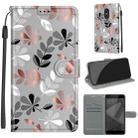 For Xiaomi Redmi Note 4X Voltage Coloured Drawing Magnetic Clasp Horizontal Flip PU Leather Case with Holder & Card Slots(C19 Material Flower) - 1