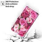 For Xiaomi Redmi Note 8 Pro Voltage Coloured Drawing Magnetic Clasp Horizontal Flip PU Leather Case with Holder & Card Slots(C17 Green Leaf Pink Rose) - 7