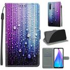 For Xiaomi Redmi Note 8T Voltage Coloured Drawing Magnetic Clasp Horizontal Flip PU Leather Case with Holder & Card Slots(C05 Purple Blue Water Drops) - 1