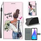 For Xiaomi Redmi Note 8T Voltage Coloured Drawing Magnetic Clasp Horizontal Flip PU Leather Case with Holder & Card Slots(C09 Hug Flower) - 1