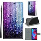 For Xiaomi Redmi Note 7 Voltage Coloured Drawing Magnetic Clasp Horizontal Flip PU Leather Case with Holder & Card Slots(C05 Purple Blue Water Drops) - 1