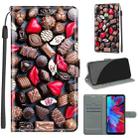 For Xiaomi Redmi Note 7 Voltage Coloured Drawing Magnetic Clasp Horizontal Flip PU Leather Case with Holder & Card Slots(C06 Red Lip Chocolate) - 1