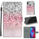 For Xiaomi Redmi Note 7 Voltage Coloured Drawing Magnetic Clasp Horizontal Flip PU Leather Case with Holder & Card Slots(C13 Silver Pink Glitter) - 1