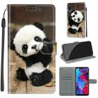 For Xiaomi Redmi Note 7 Voltage Coloured Drawing Magnetic Clasp Horizontal Flip PU Leather Case with Holder & Card Slots(C18 Wood Board Panda) - 1