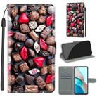 For Xiaomi Redmi Note 9 5G/ 9T Voltage Coloured Drawing Magnetic Clasp Horizontal Flip PU Leather Case with Holder & Card Slots(C06 Red Lip Chocolate) - 1