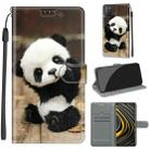 For Xiaomi Poco M3 Voltage Coloured Drawing Magnetic Clasp Horizontal Flip PU Leather Case with Holder & Card Slots(C18 Wood Board Panda) - 1