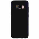 For Galaxy S8 Candy Color TPU Case(Black) - 1