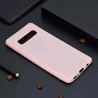 For Galaxy S10 5G Candy Color TPU Case(Pink) - 1