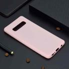 For Galaxy S10+ Candy Color TPU Case(Pink) - 1