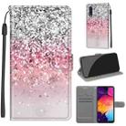 For Samsung Galaxy A50 Voltage Colored Drawing Magnetic Clasp Horizontal Flip PU Leather Case with Holder & Card Slots(C13 Silver Pink Glitter) - 1