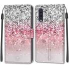 For Samsung Galaxy A50 Voltage Colored Drawing Magnetic Clasp Horizontal Flip PU Leather Case with Holder & Card Slots(C13 Silver Pink Glitter) - 2