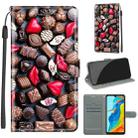 For Huawei P30 Lite Voltage Colored Drawing Magnetic Clasp Horizontal Flip PU Leather Case with Holder & Card Slots(C06 Red Lip Chocolate) - 1