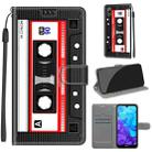 For Huawei Y5 2019 / Honor 8S Voltage Colored Drawing Magnetic Clasp Horizontal Flip PU Leather Case with Holder & Card Slots(C10 Black Red Tape) - 1
