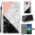 For Nokia 1.4 Voltage Colored Drawing Magnetic Clasp Horizontal Flip PU Leather Case with Holder & Card Slots(C07 Pink White Black) - 1