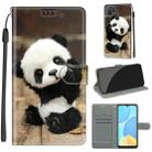 For OPPO A15 / A15s Voltage Coloured Drawing Magnetic Clasp Horizontal Flip PU Leather Case with Holder & Card Slots(C18 Wood Board Panda) - 1