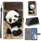 For OPPO A52 / A92 / A72 Voltage Coloured Drawing Magnetic Clasp Horizontal Flip PU Leather Case with Holder & Card Slots(C18 Wood Board Panda) - 1