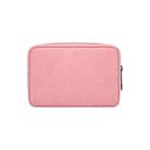 DY04 Portable Digital Accessory Frosted PU Bag(Pink) - 1