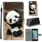 Voltage Colored Drawing Magnetic Clasp Horizontal Flip PU Leather Case with Holder & Card Slots For iPhone 6s / 6(C18 Wood Board Panda) - 1