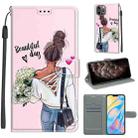 For iPhone 11 Pro Max Voltage Colored Drawing Magnetic Clasp Horizontal Flip PU Leather Case with Holder & Card Slots (C09 Hug Flower) - 1