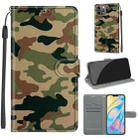 For iPhone 12 Pro Max Voltage Colored Drawing Magnetic Clasp Horizontal Flip PU Leather Case with Holder & Card Slots(C12 Green Yellow Camouflage) - 1