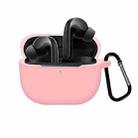 For Xiaomi FlipBuds Pro Full Coverage Liquid Silicone Protective Case(Pink) - 1