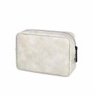 DY05 Portable Digital Accessory Sheepskin Leather Bag(Elegant Gray) - 1