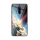 For OnePlus 7 Pro Starry Sky Painted Tempered Glass TPU Shockproof Protective Case(Bright Stars) - 1