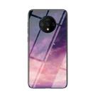 For OnePlus 7T Starry Sky Painted Tempered Glass TPU Shockproof Protective Case(Dream Sky) - 1