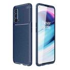 For OnePlus Nord CE 5G Carbon Fiber Texture Shockproof TPU Case(Blue) - 1