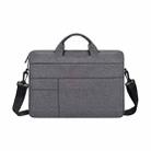 ND05SDJ Oxford Cloth + Nylon Laptop Portable Shoulder Bag, Size:13.3 inch(Deep Space Gray) - 1