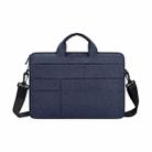 ND05SDJ Oxford Cloth + Nylon Laptop Portable Shoulder Bag, Size:14.1-15.4 inch(Navy Blue) - 1