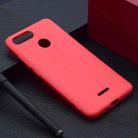 For Xiaomi Redmi 6 Candy Color TPU Case(Red) - 1