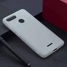 For Xiaomi Redmi 6 Candy Color TPU Case(White) - 1