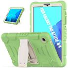 For Samsung Galaxy Tab A7 Lite 8.7 inch 2021 3-Layer Protection Screen Frame + PC + Silicone Shockproof Combination Case with Holder(Matcha Green) - 1